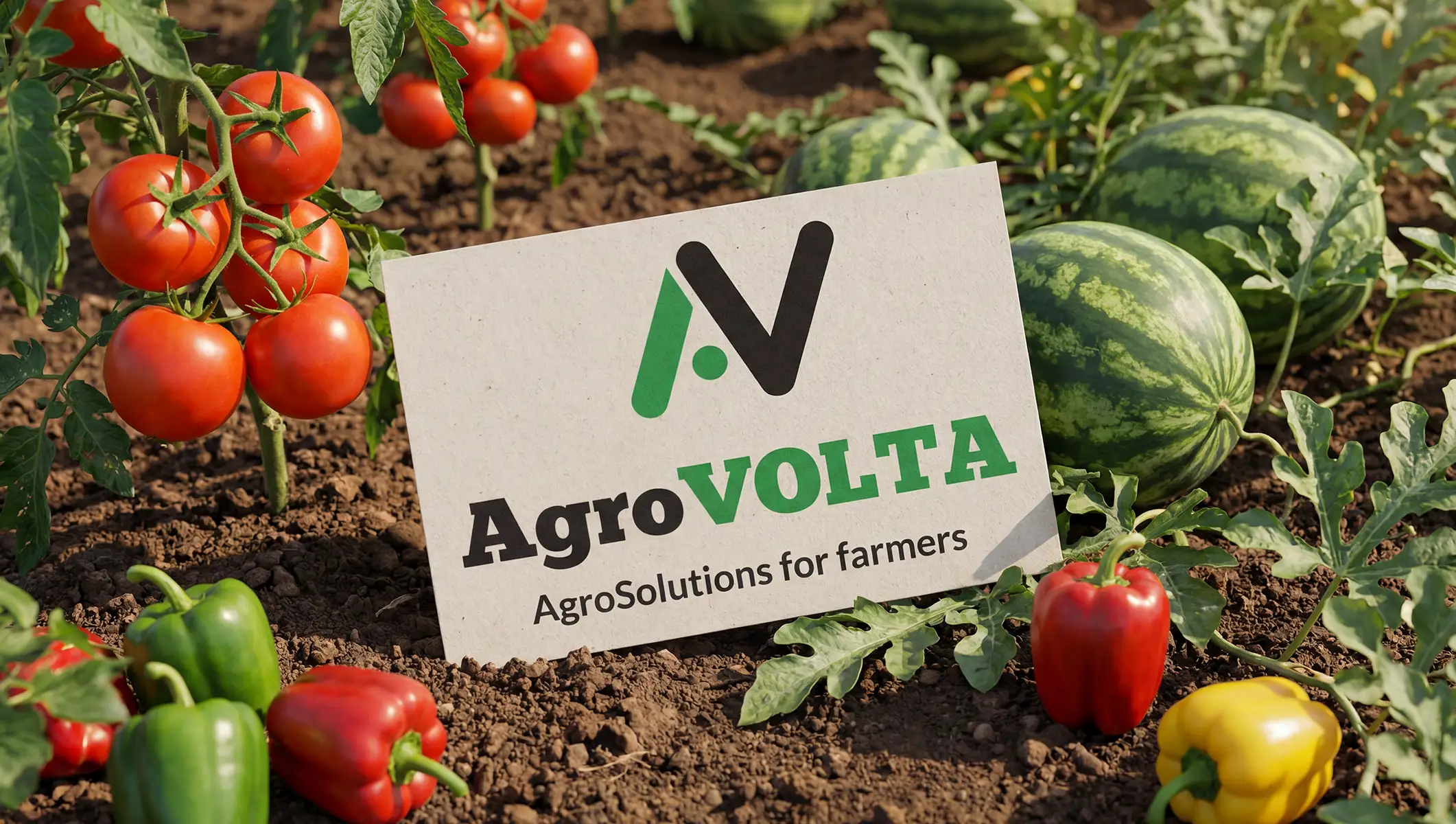 estudio de diseño gráfico en valencia proyecto realizacion logotipo profesional AGROVOLTA