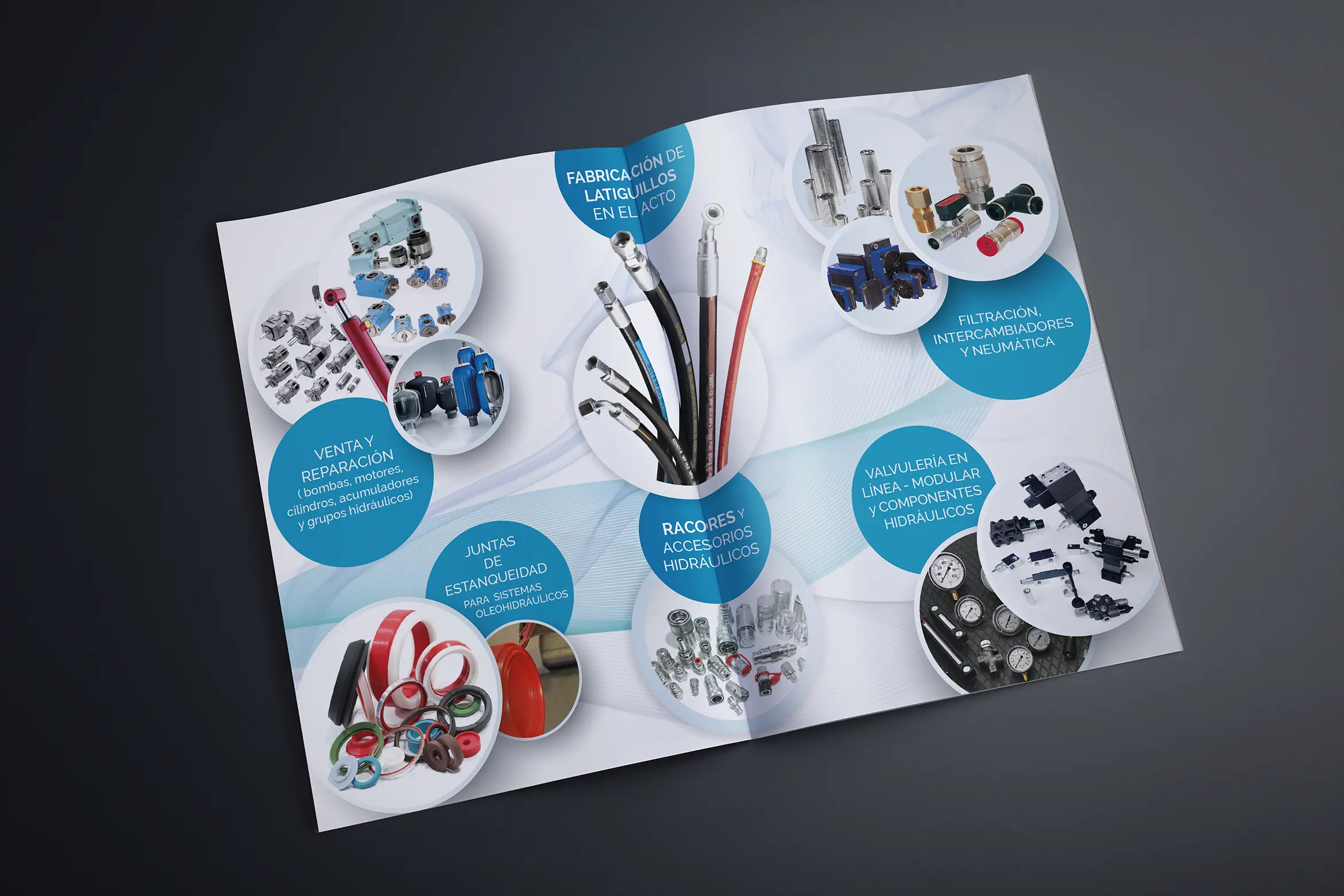 Estudio diseño grafico realizamos catalogo productos OLEOCON